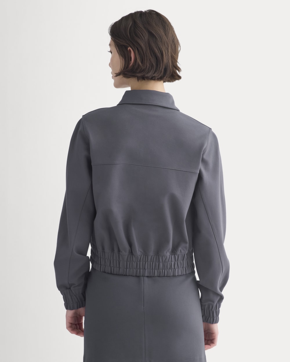 Ponte Aviator Jacket | Graphite