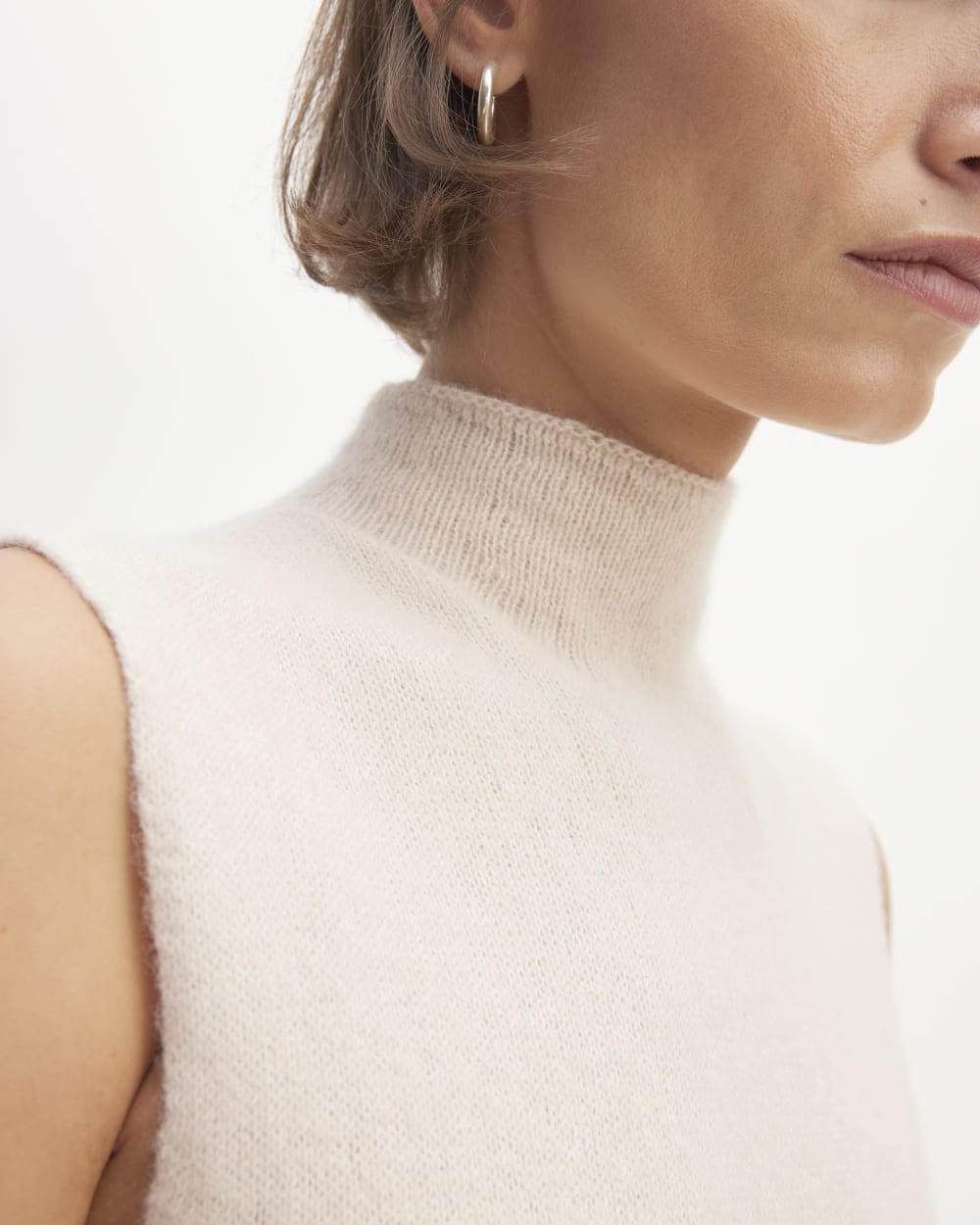 The Cozy-Stretch Sleeveless Midi Dress | Whisper Pink