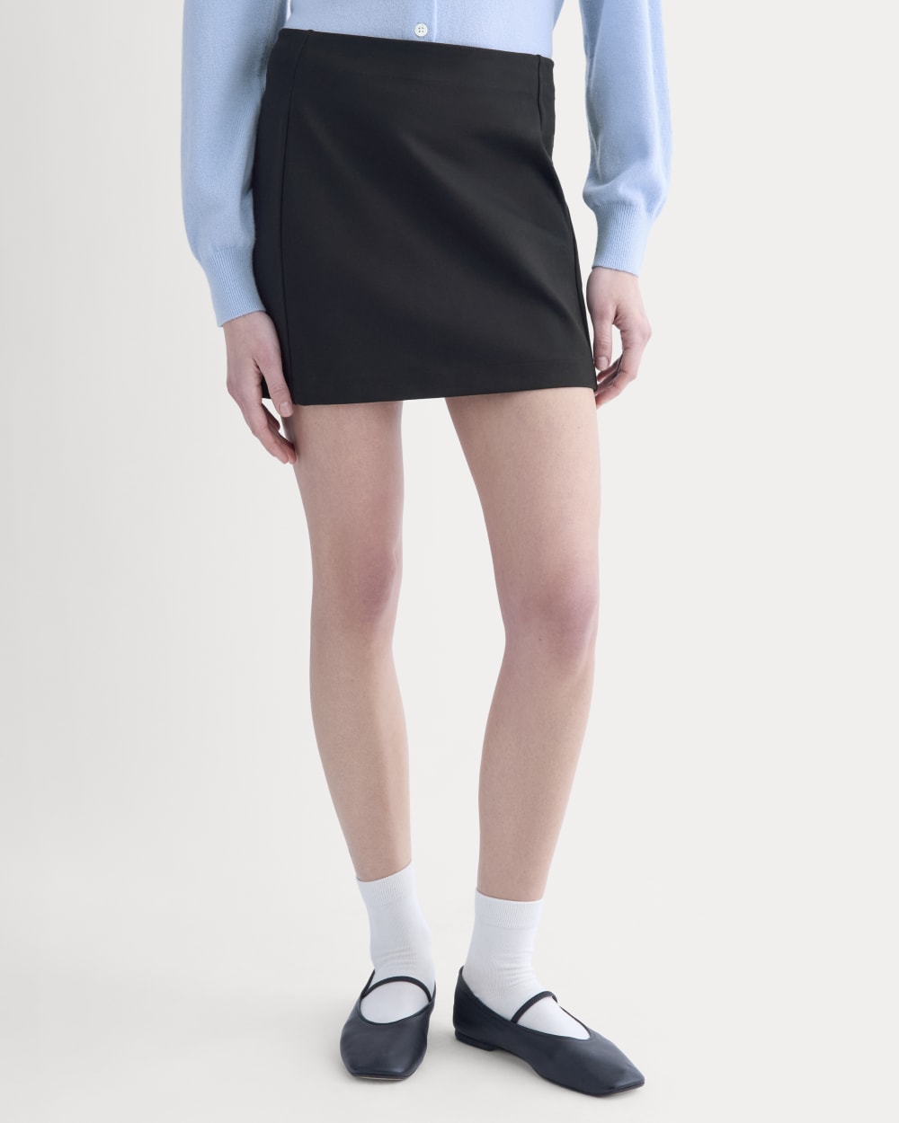Ponte Mini Skirt | Black