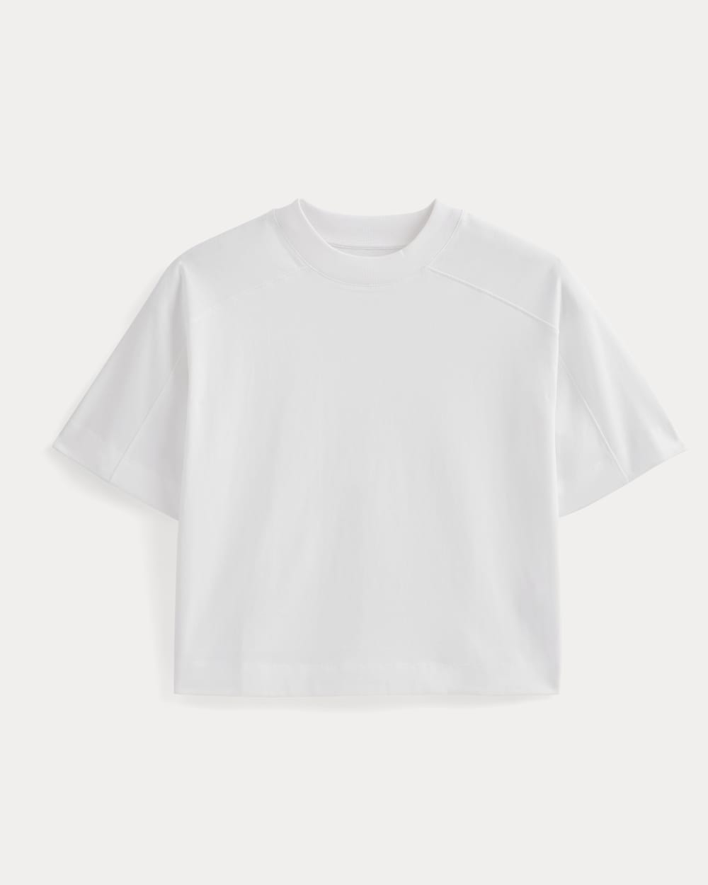 Oversized Seamed Tee | White