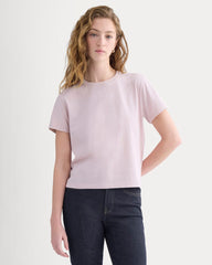 The Box-Cut Tee in Essential Cotton | Burnished Lilac | No Pocket