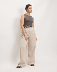 The Tank in Ultrasoft Merino | Heather Cocoa