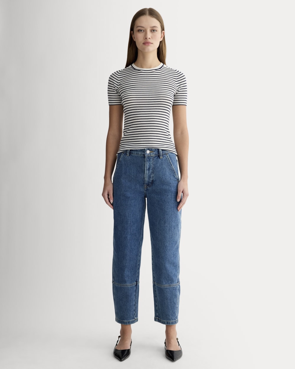 The Utility Barrel Jean | New Blue | Regular