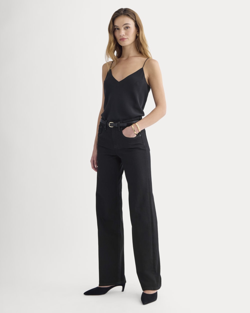 The Column Jean | Black | 33" Inseam