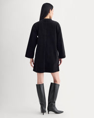 The Corduroy Mini Dress | Black