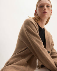 The Cozy-Stretch Relaxed Cardigan | Heathered Toasted Coconut
