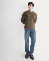 Vintage Rib Henley | Beech