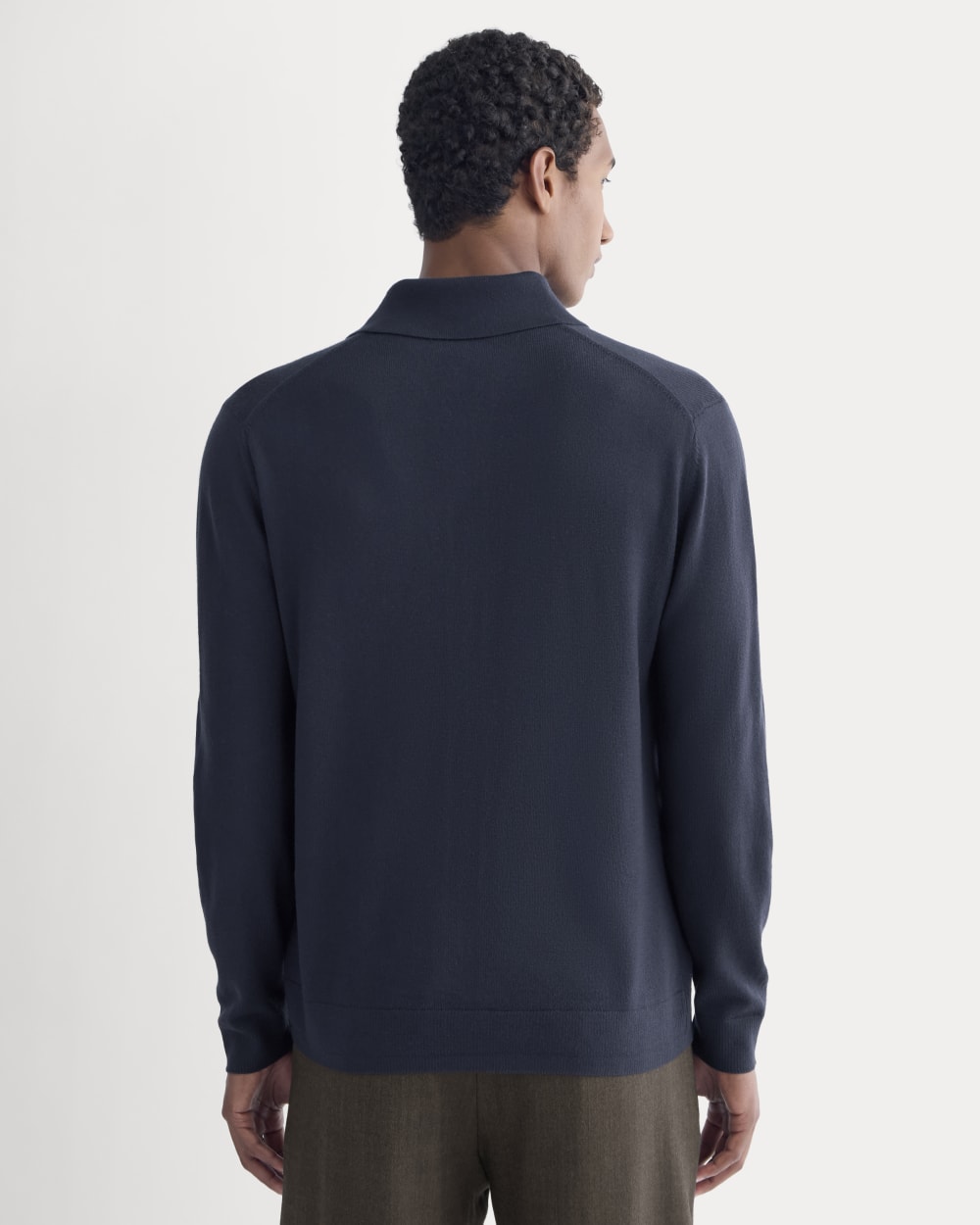 Ultrasoft Button-Down Sweater |  Navy