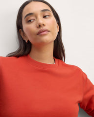 The Off-Duty Terry Crew | Poppy Red