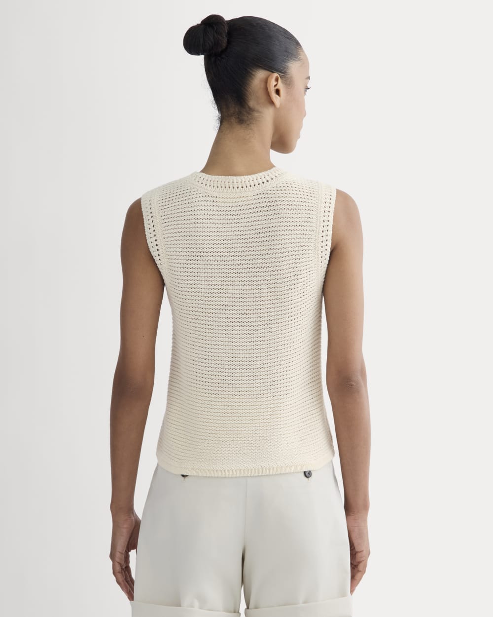 The Organic Cotton Open-Stitch Tank | Canvas