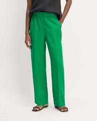 The Linen Easy Pant | Grass Green