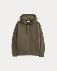Luxe Fleece Full-Zip Hoodie | Olive Night