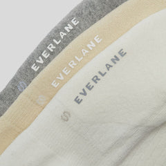 The Organic Cotton No-Show Sock 3-Pack | Neutral Multi