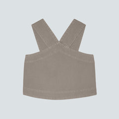 The Cross-Front Apron Top | Clay