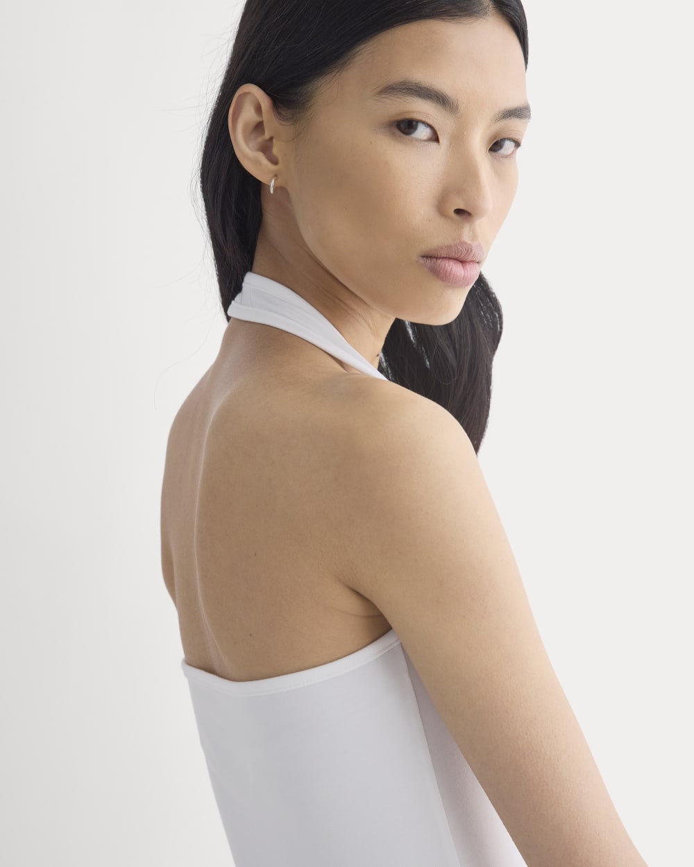 Halter Tank | White