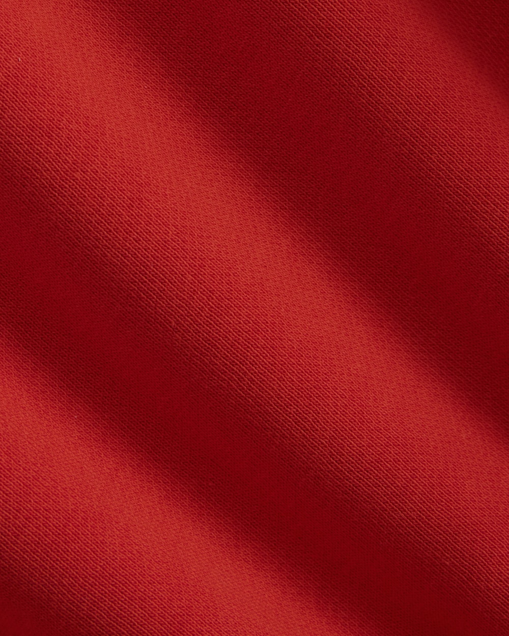 Luxe Fleece Full-Zip Cropped Hoodie | Fiery Red