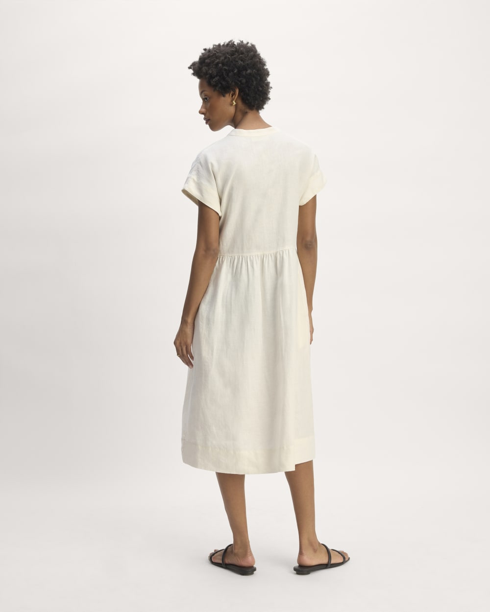 The Craft Dress in Linen | Bone