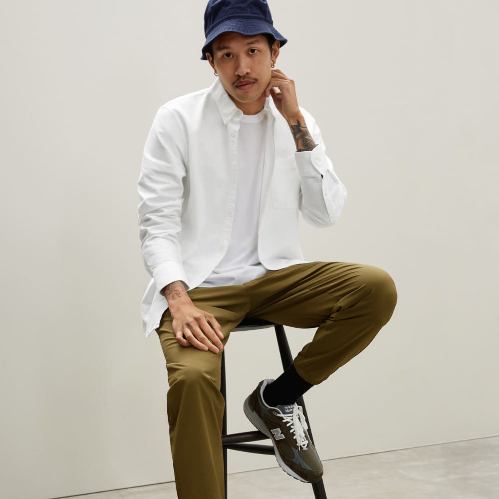 The Standard Fit Japanese Oxford Shirt | Uniform | White | Tall