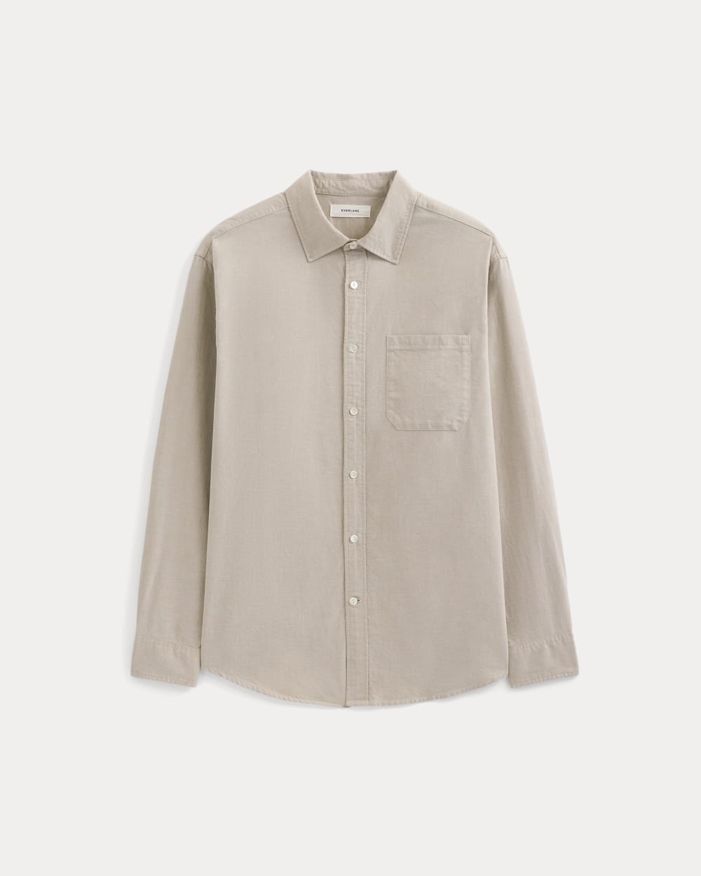 Lightweight Oversized Oxford | Chinchilla Chambray