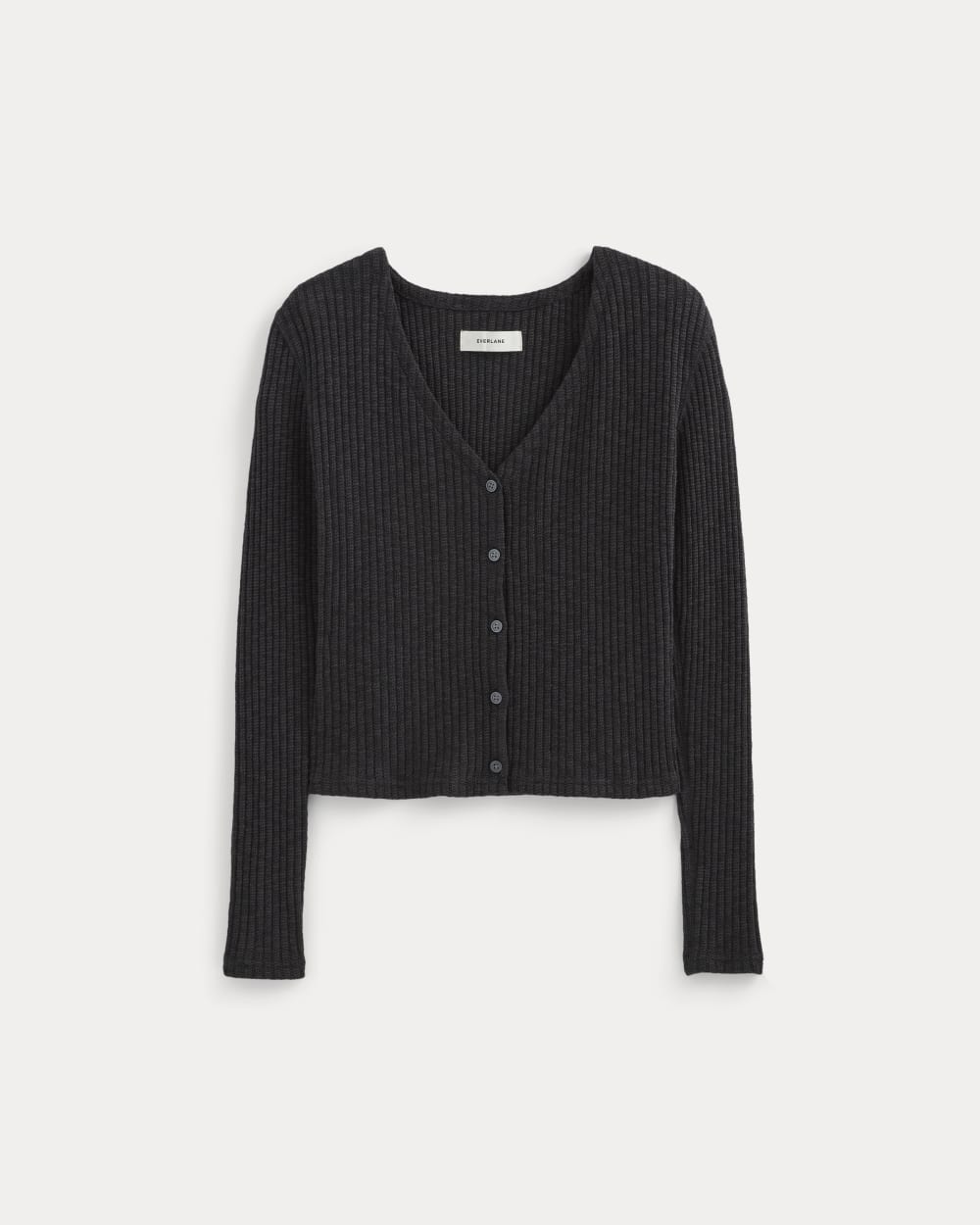 The Cozy Rib Cardigan | Black