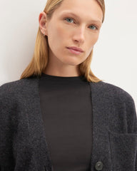 The Cozy-Stretch Relaxed Cardigan | Charcoal