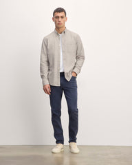 The Slim Oxford Shirt | Gray Houndstooth | Standard