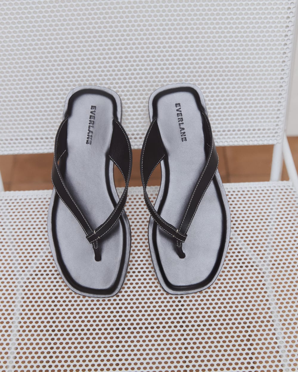 The Leather Flip Flop |  Black