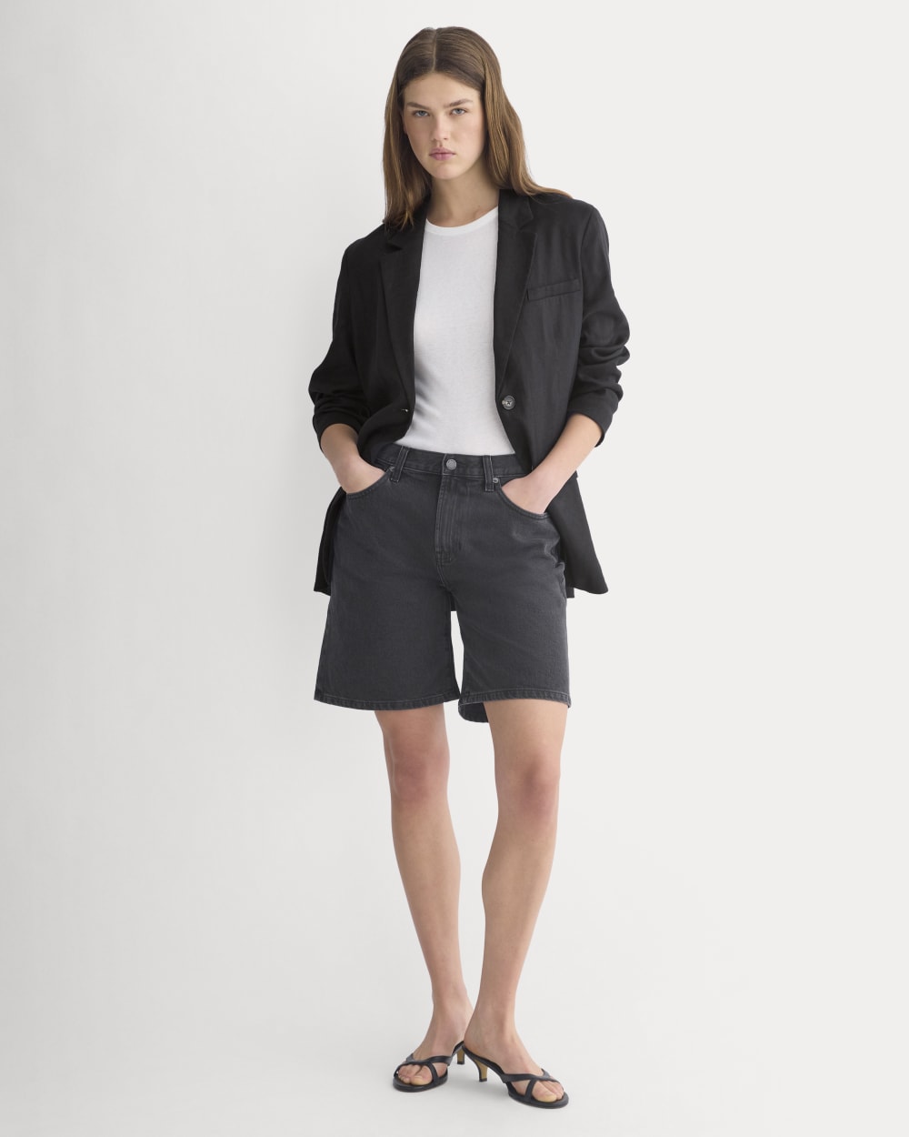 Loose Jean Short | Black