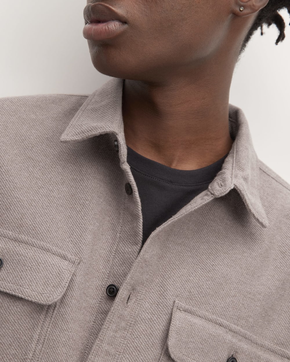 The Heavyweight Overshirt | Uniform | Heathered Brown