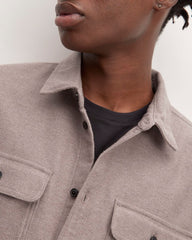 The Heavyweight Overshirt | Uniform | Heathered Brown