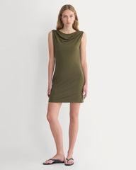 Cowl Neck Mini Dress | Beech