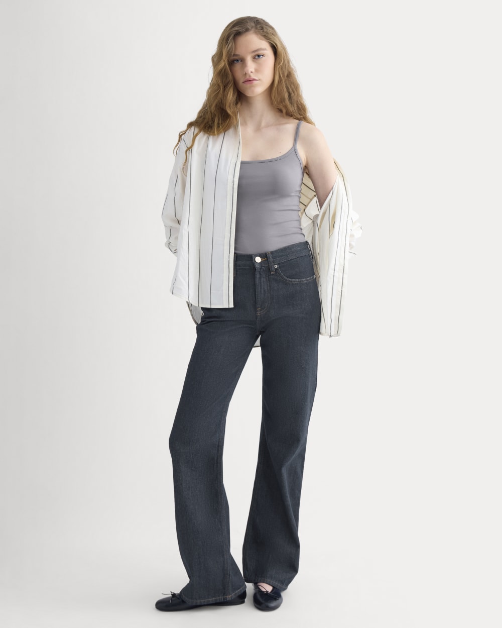 Scoopneck Cami | Charcoal Grey