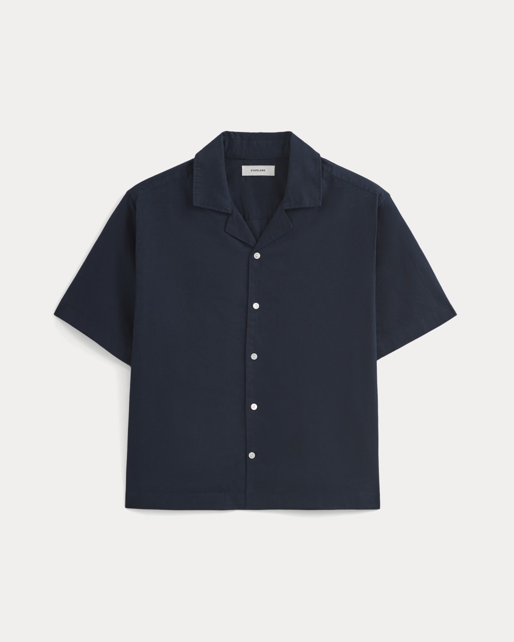 Cropped Resort Shirt | Navy
