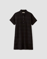 The Linen Eyelet Shirtdress | Black Eyelet