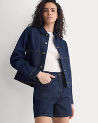 Way-High® A-Line Denim Short | Tungsten Rinse