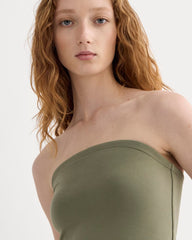 The Form Tube Top | Lichen Green