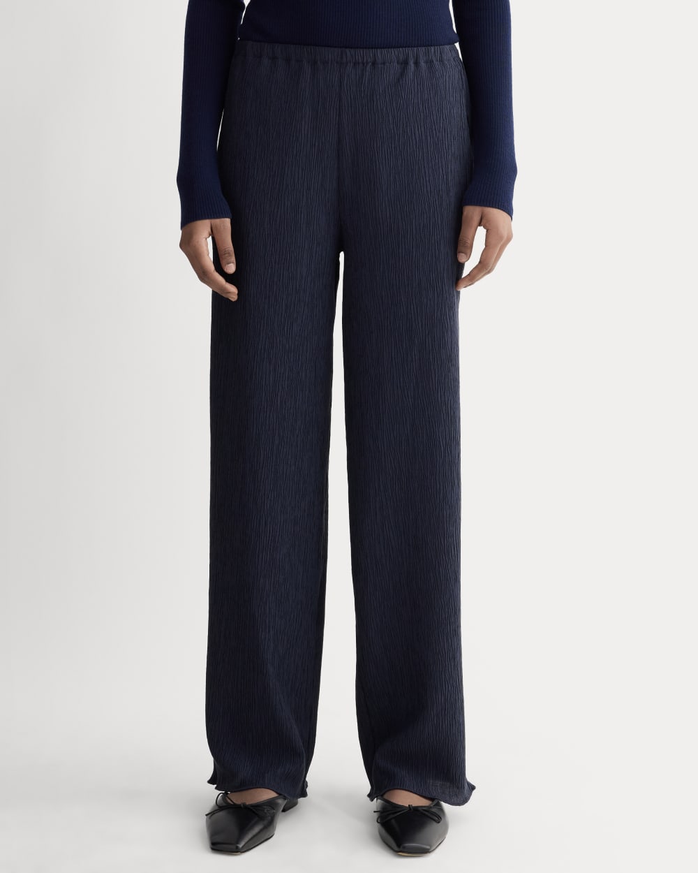 The Crinkle Pant | Navy