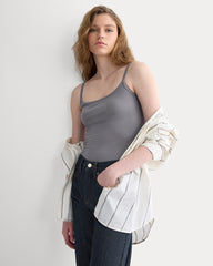Scoopneck Cami | Charcoal Grey