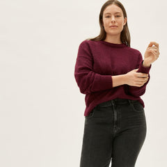 The Cocoon Crew in Alpaca | Oxblood