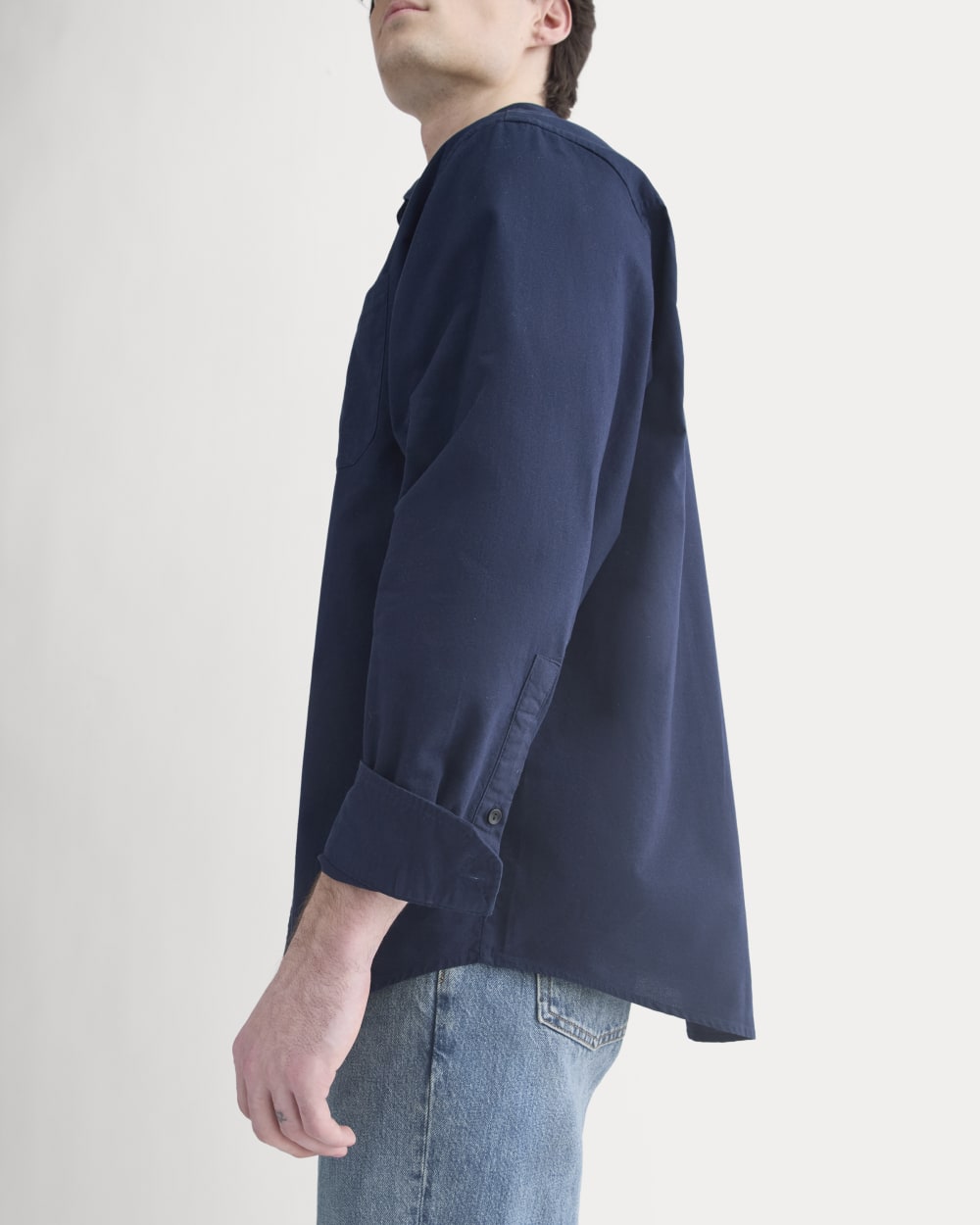 Lightweight Oversized Oxford | Navy