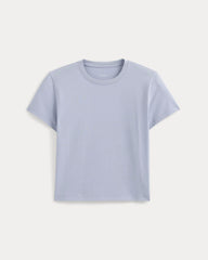 The Box-Cut Tee in Essential Cotton | Aleutian | No Pocket