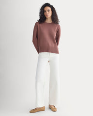 The Boxy Sweater in Everyday Cotton | Mocha