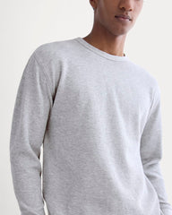 Thermal Crew in Cozy Waffle | Soft Heather Grey
