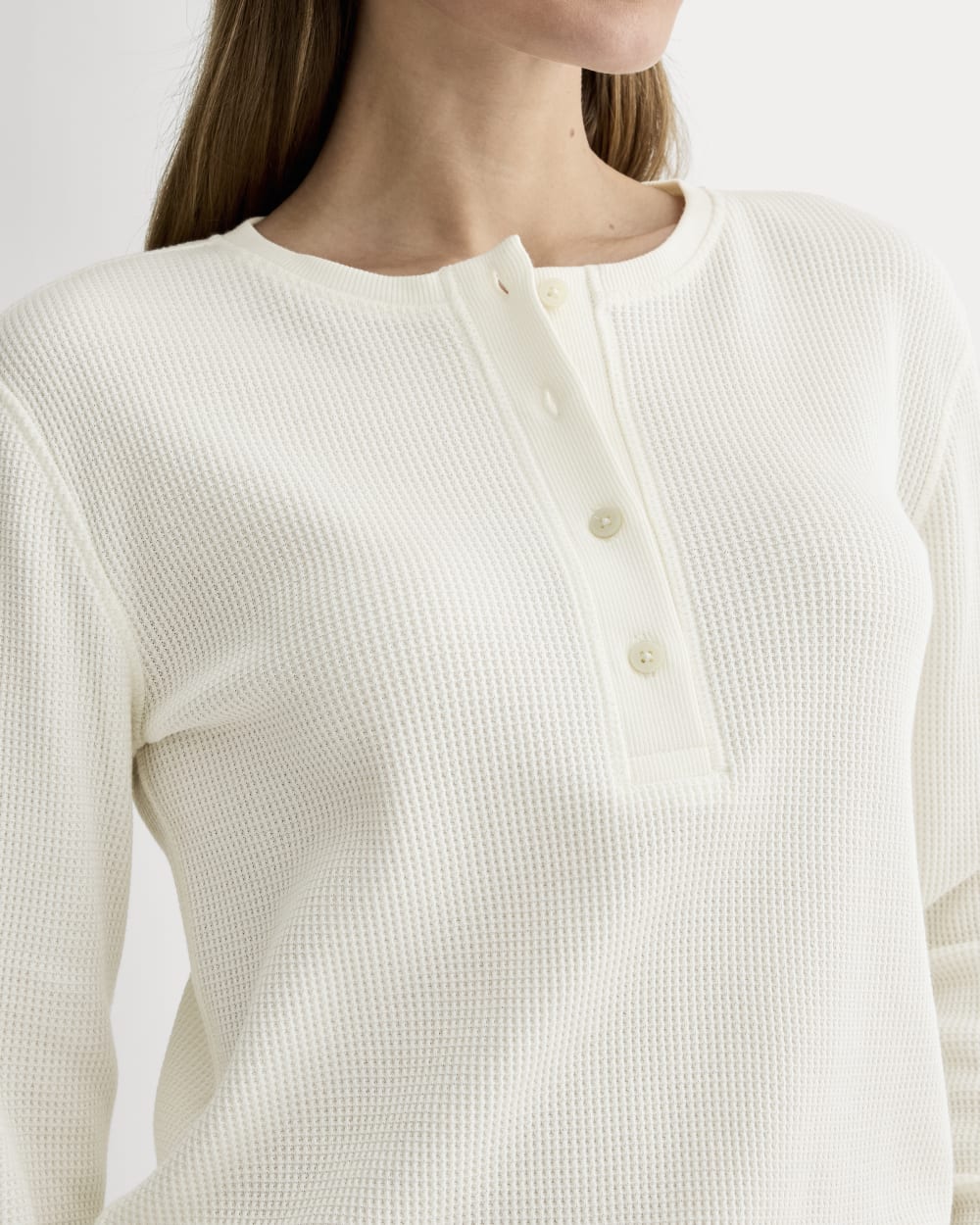 The Waffle Henley | Bone