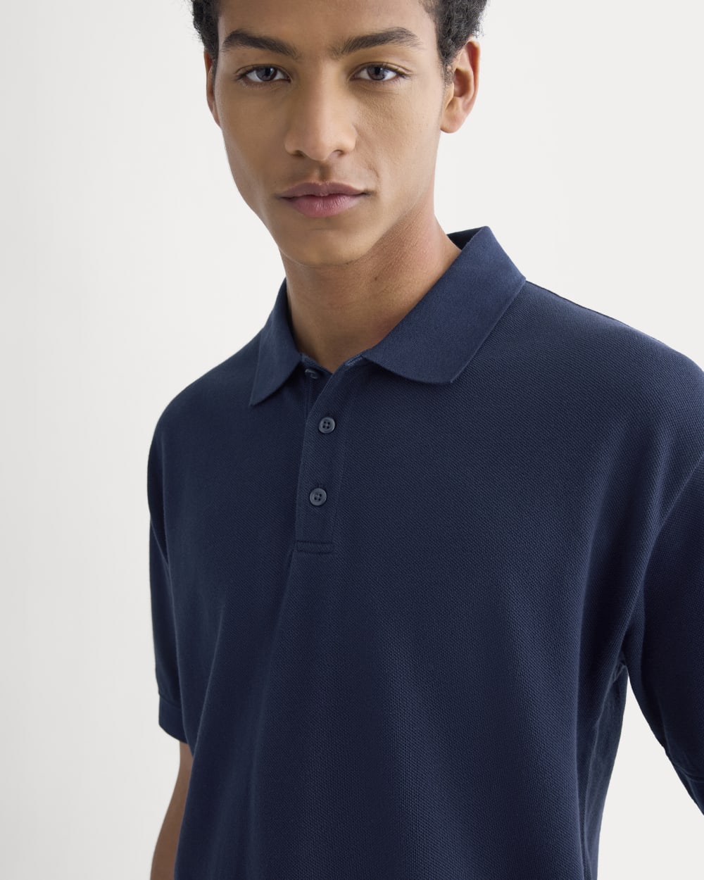 Classic Piqué Polo | Navy