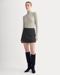 Tie-Neck Top in Butterluxe | Heather Wheat