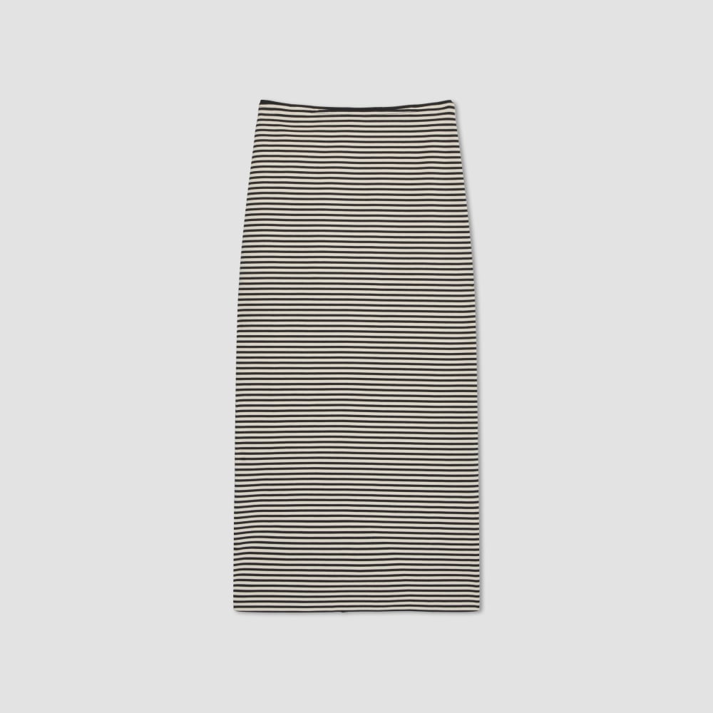 The Dream Maxi Skirt | Parchment / Black