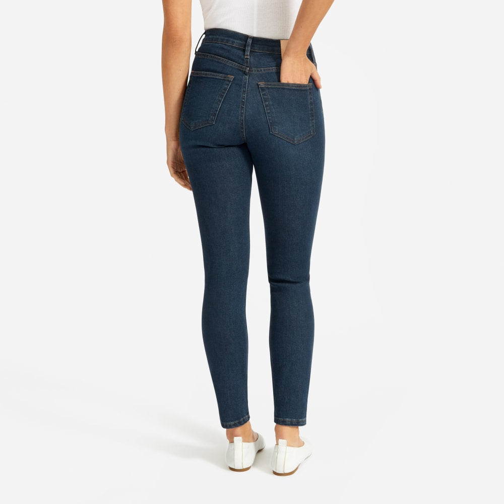 The Authentic Stretch High-Rise Skinny | Deep Indigo | 28.5" Inseam