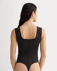 The Form Square-Neck Bodysuit | Black