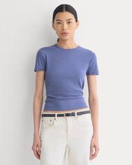 Tissue Short-Sleeve Crew | Blue Dusk